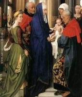 Rogier van der Weyden Adoration of the Magi detail 2 