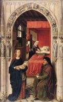 St John the Baptist altarpiece left panel