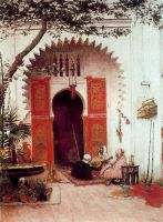 Three Arabs in a court