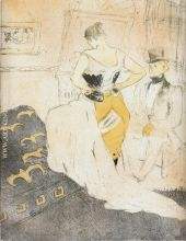 Woman Fastening a Corset Passing Conquest