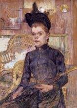 Woman in a Black Hat Berthe la Sourde
