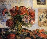 Vase of Peonies