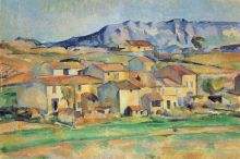 Mountain Saint Vicoire seen from Gardanne