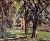Chestnut Trees and Farm at Jas de Bouffan