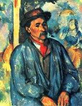 Farmer in the blue smock
