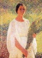 Woman with Flowers