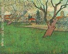 View of Arles with Tress in Blossom