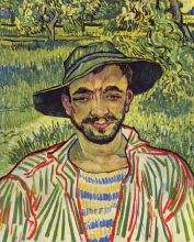 Portrait d un jeune paysan 1889