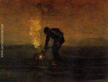 Peasant Burning Weeds