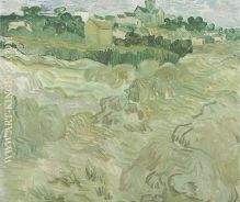 Wheat Fields with Auvers in the Background