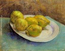 with Lemons on a Plate