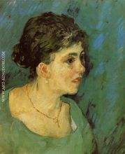 Portrait of a Woman in Blue