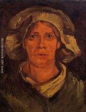 Head of a Peasant Woman with White Cap