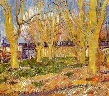 Avenue of Plane Trees near Arles Station