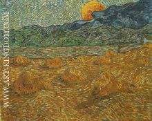 Paysage au lev de la lune 1889