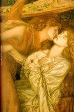 Dante s Dream at the Time of the Death of Beatrice detail 