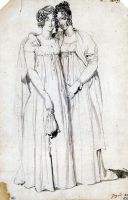 Henriette Harvey and her half sister Elizabeth Norton