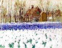 Cottage with Hyacinths