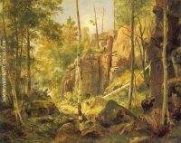 View on island Valaam place Kukko 