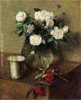 White Roses and Cherries