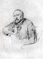 Portrait of writer Nikolai Semyonovich Leskov