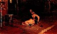 Ivan the Terrible and His Son Ivan sketch