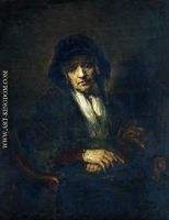 Portrait of an old woman