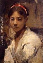 Head of a Capri Girl
