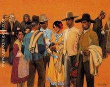Cortijeros en la feria