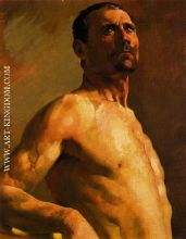 Busto de hombre desnudo