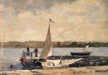 A Sloop at a Wharf Gloucester