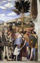 Arrival of Cardinal Francesco Gonzaga detail  