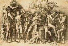 Bacchanalia with a Wine Vat 