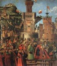 Vittore Carpaccio Departure of the Pilgrims detail 1 