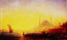 Constantinople Au Soleil Couchant 