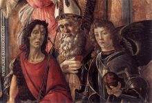 Sandro Botticelli San Barnaba Altarpiece detail 