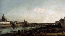 Dresden from the Right Bank of the Elbe above the Augustusbr cke
