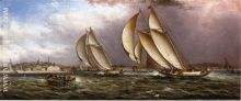 Yacht Race in Gloucester Harbor