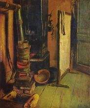 A corner of the studio