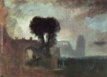 Archway with Trees by the Sea