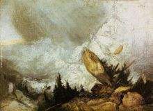 Avalanche in the Grisones