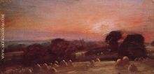 John Constable A Hayfield at East Bergholt