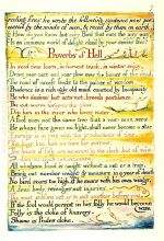 Proverbs of Hell fisrt page 