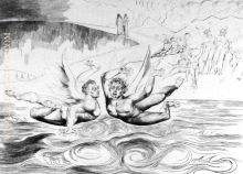 Pelea entre diablos