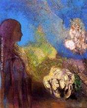 Girl with Chrysanthemums