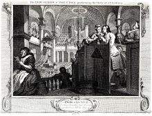 Industry and Idleness Plate 2 The Industrious Prentice performing the Duty of a Christian