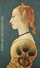 Portrait of a Lady in Yellow 1400