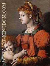 Portrait of a Woman and Child  1525-1535