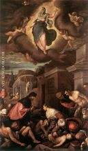 St Roche among the Plague Victims and the Madonna in Glory