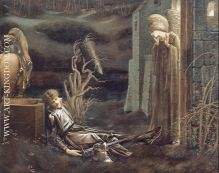 The Dream of Launcelot at the Chapel of the San Graal